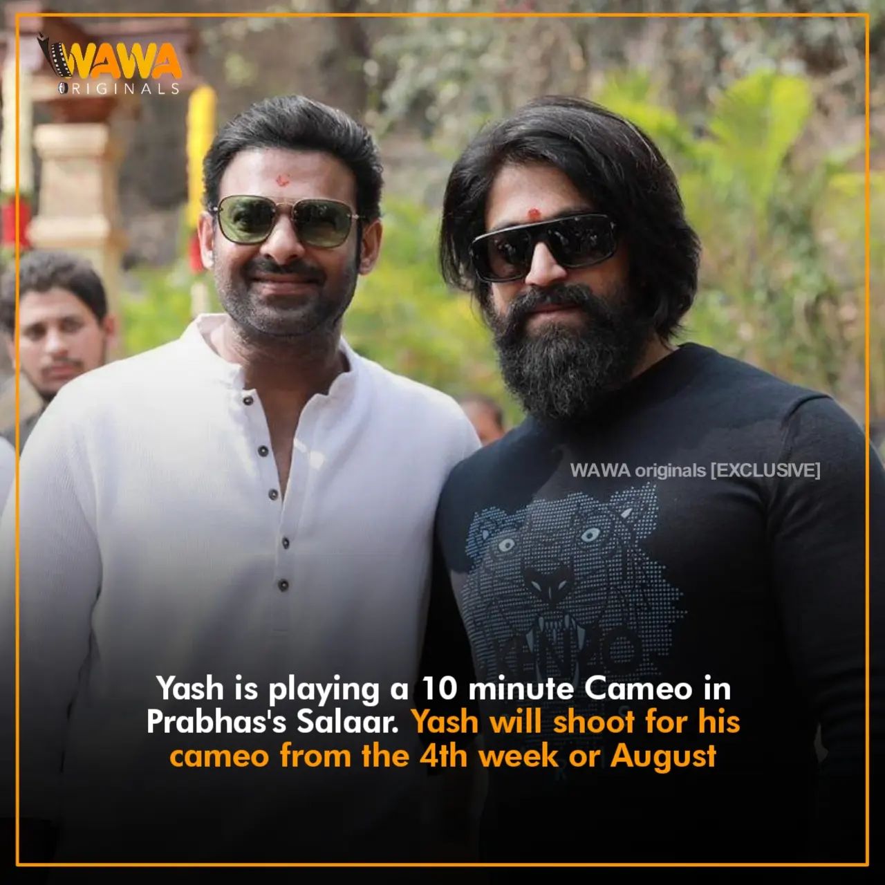 Yash Playing 10 Minutes Cameo Role in Salaar-Stumbit Actors